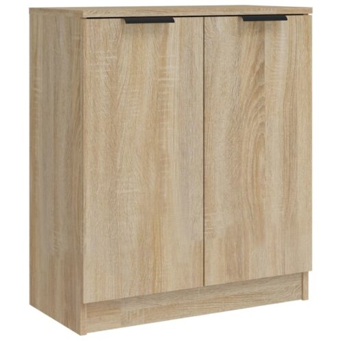 2pcs Wooden Sideboard Buffet Cabinet Storage Door Cupboard Shelf Kitchen Table - Image 3