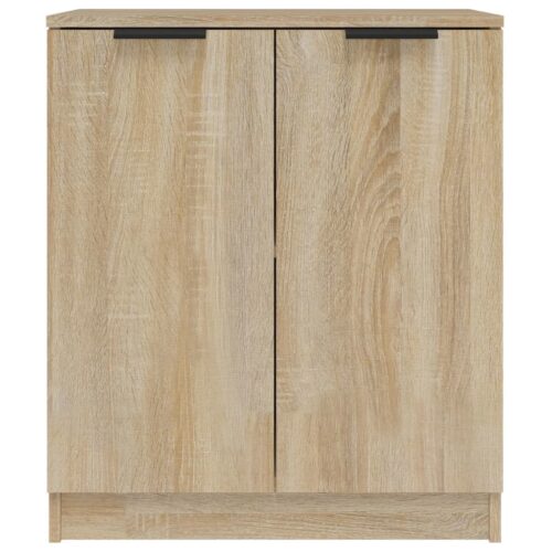 2pcs Wooden Sideboard Buffet Cabinet Storage Door Cupboard Shelf Kitchen Table - Image 4