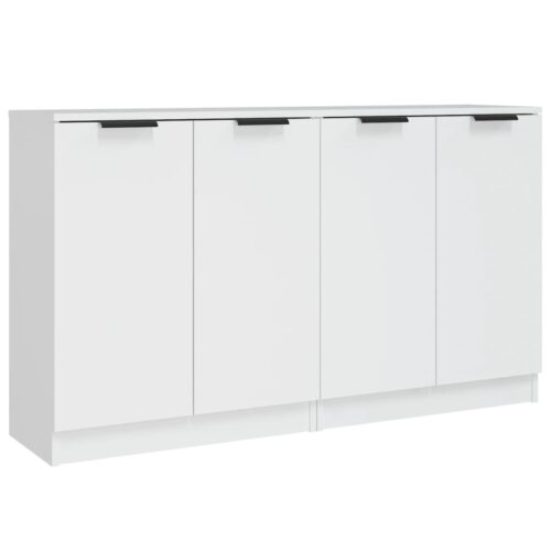 Sideboards 2pcs White 60x30x70cm Engineered Wood - Image 2