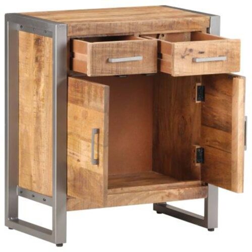 Sideboard 60x35x72cm Rough Mango Wood - Image 3