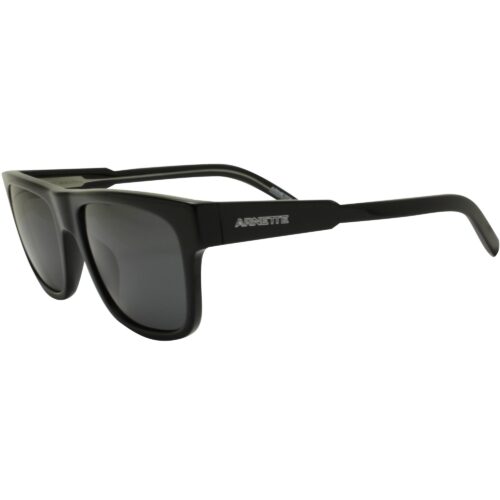 Arnette AN 4279 120087 Post Malone Shiny Black Dark Grey Lens Mens Sunglasses