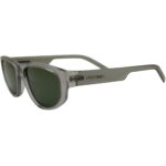 Arnette AN 4269 259071 Daemon Shiny Transparent Grey Dark Green Lens Sunglasses