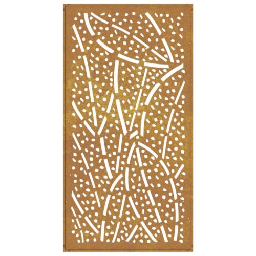 Garden Wall Decoration 105x55cm Corten Steel Leaf Design - Image 5