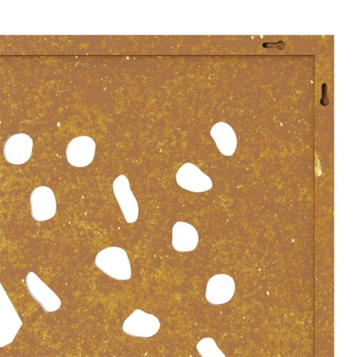 Garden Wall Decoration 105x55cm Corten Steel Leaf Design - Image 7
