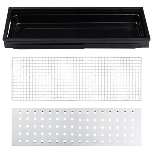 Portable Camping BBQ Grill Steel 60x22.5x33cm - Image 6
