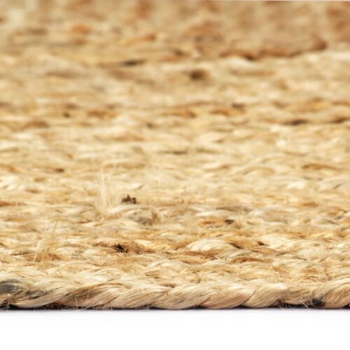 Handmade Rug Jute Natural 80x160cm - Image 3