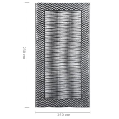 Outdoor Carpet Grey 160x230cm PP - Image 7