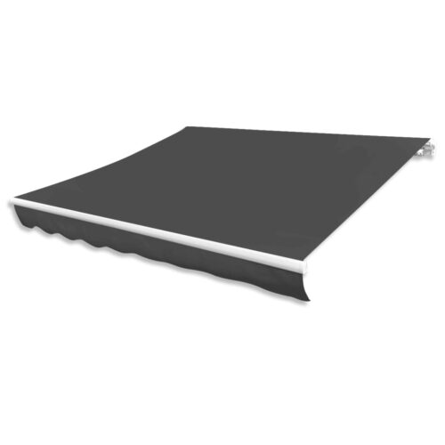 Awning Top Sunshade Canvas Anthracite 300x250cm - Image 2