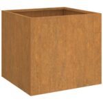 Planter 49x47x46cm Corten Steel