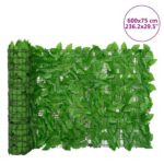 Artificial Leaf Balcony Screen Garden Fence Roll Privacy Hedge Cover 600x75cm