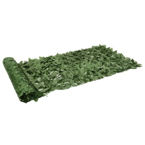 Balcony Screen with Dark Green Leaves 500x100cm - Image 2