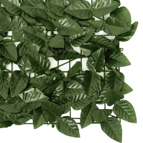 Balcony Screen with Dark Green Leaves 500x100cm - Image 4
