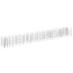 Gabion Raised Bed Galvanised Steel 270x30x30cm
