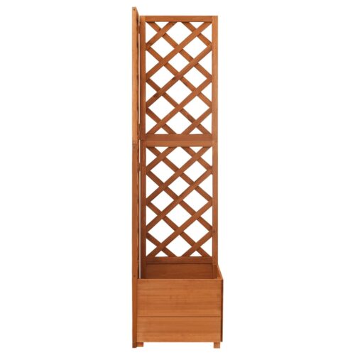 Corner Trellis Planter 40x40x150cm Solid Fir Wood - Image 2