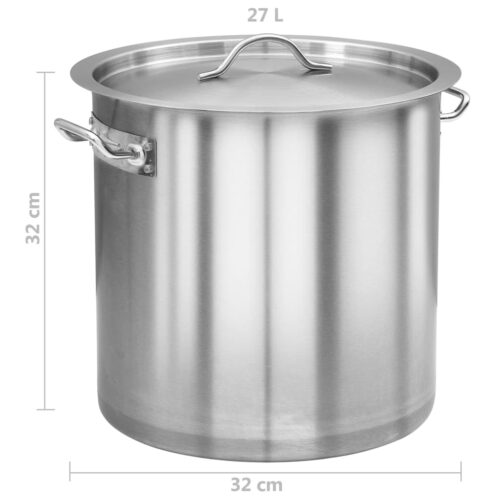 Stock Pot 26 L 32x32cm Stainless Steel - Image 7