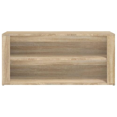 Shoe Rack Sonoma Oak 100x35x45cm Engineered Wood - Image 5