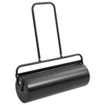 Garden Lawn Roller with Handle Black 63 L Iron Steel