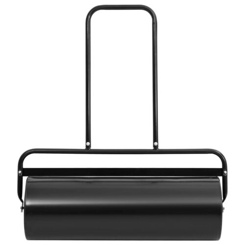 Garden Lawn Roller with Handle Black 63 L Iron Steel - Image 2