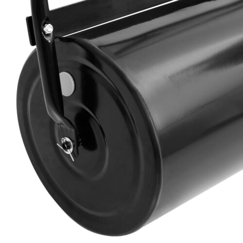 Garden Lawn Roller with Handle Black 63 L Iron Steel - Image 4