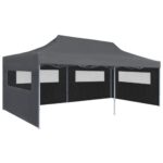 Folding Pop-up Partytent with Sidewalls 3x6m Anthracite