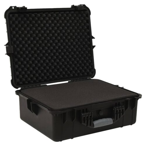 Portable Flight Case Black 55x43x21cm PP - Image 3