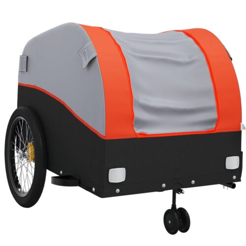 Bike Trailer Black Orange 45 kg Iron - Image 4