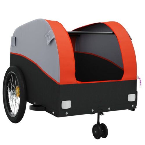 Bike Trailer Black Orange 45 kg Iron - Image 5