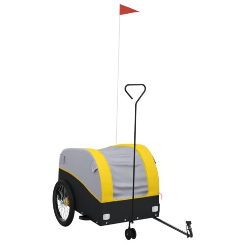 Bike Trailer Black Yellow 45 kg Iron - Image 3