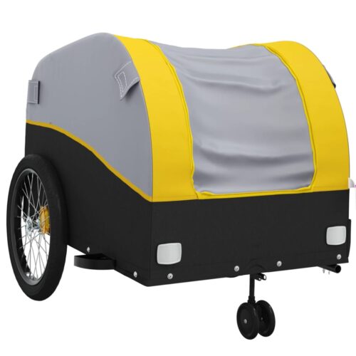 Bike Trailer Black Yellow 45 kg Iron - Image 4