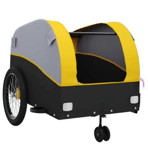 Bike Trailer Black Yellow 45 kg Iron - Image 5