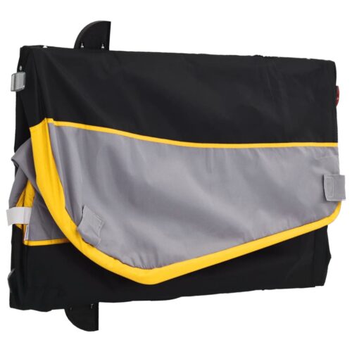 Bike Trailer Black Yellow 45 kg Iron - Image 10