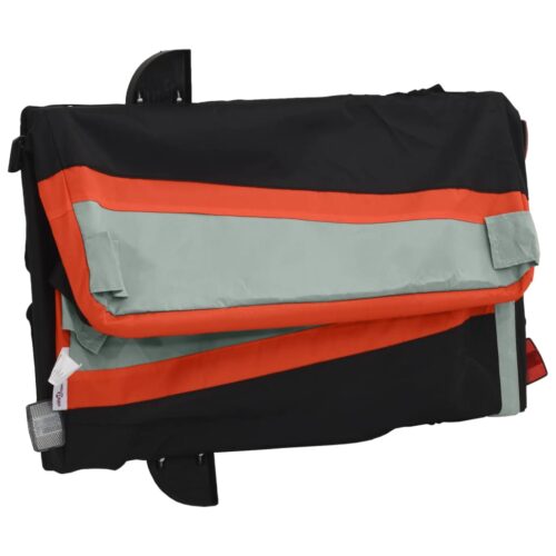 Bike Trailer Black Orange 45 kg Iron - Image 9