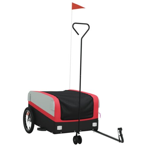 Bike Trailer Black Red 45 kg Iron - Image 2