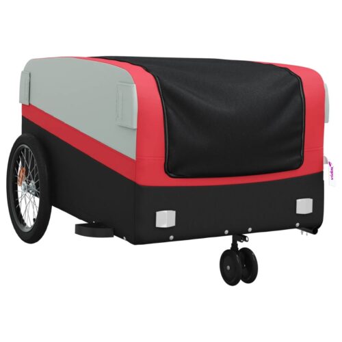 Bike Trailer Black Red 45 kg Iron - Image 4