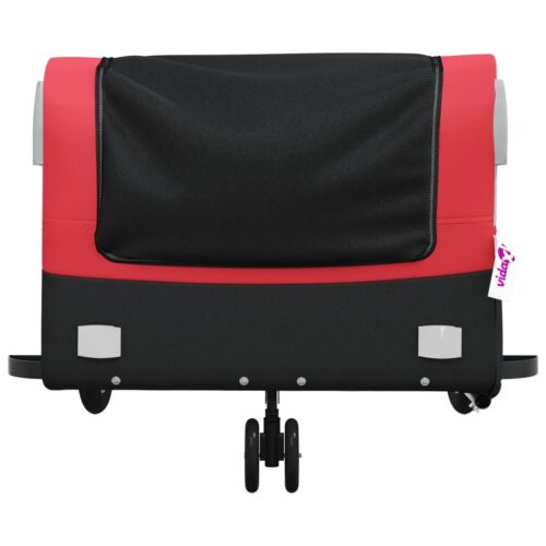 Bike Trailer Black Red 45 kg Iron - Image 6