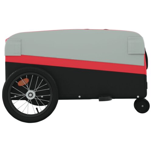Bike Trailer Black Red 45 kg Iron - Image 7