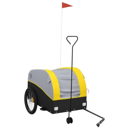 Bike Trailer Black Yellow 45 kg Iron - Image 2