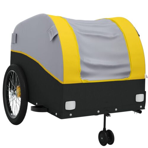Bike Trailer Black Yellow 45 kg Iron - Image 4