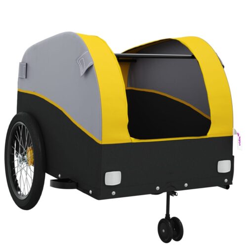 Bike Trailer Black Yellow 45 kg Iron - Image 5