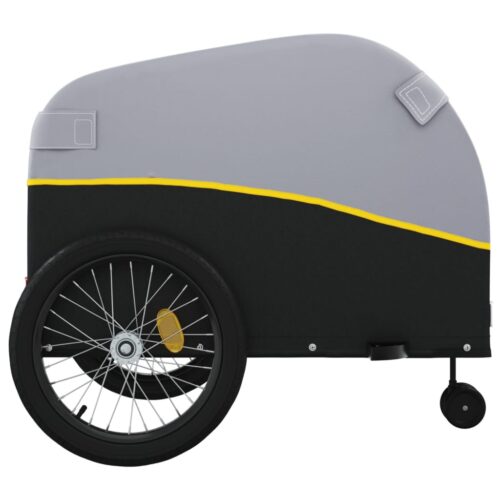 Bike Trailer Black Yellow 45 kg Iron - Image 7