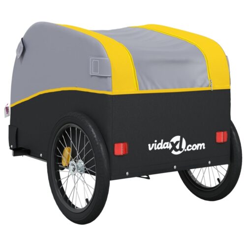 Bike Trailer Black Yellow 45 kg Iron - Image 8