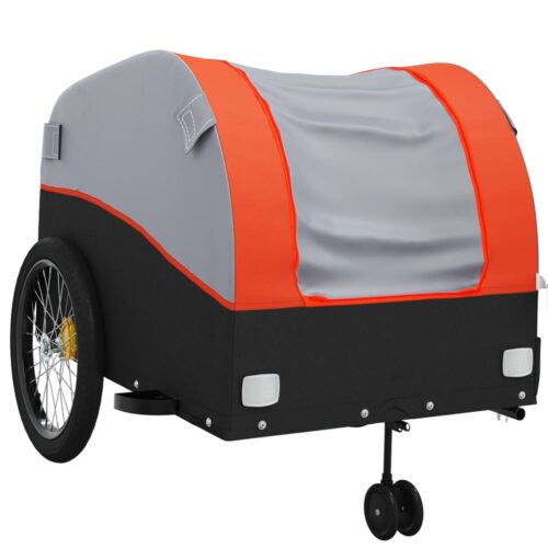 Bike Trailer Black Orange 45 kg Iron - Image 4