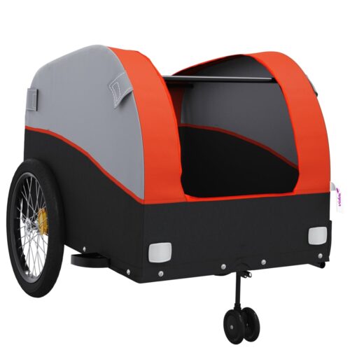 Bike Trailer Black Orange 45 kg Iron - Image 5
