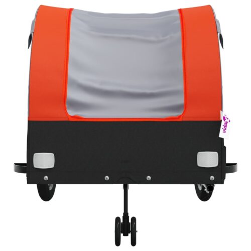 Bike Trailer Black Orange 45 kg Iron - Image 6
