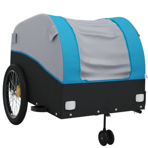Bike Trailer Black Blue 45 kg Iron - Image 4