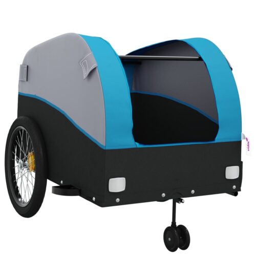 Bike Trailer Black Blue 45 kg Iron - Image 5