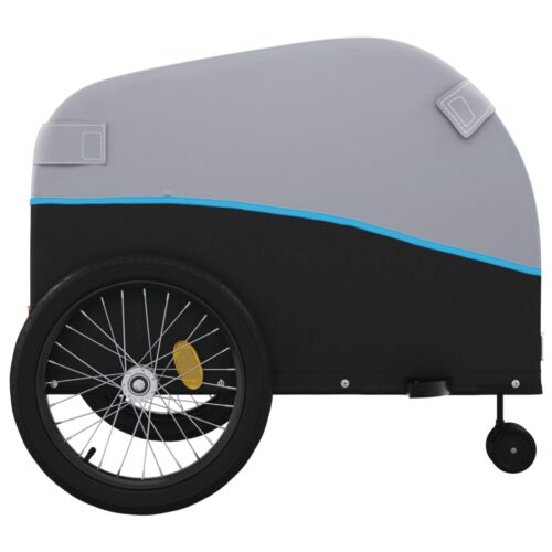 Bike Trailer Black Blue 45 kg Iron - Image 7