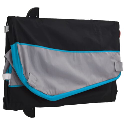 Bike Trailer Black Blue 45 kg Iron - Image 9