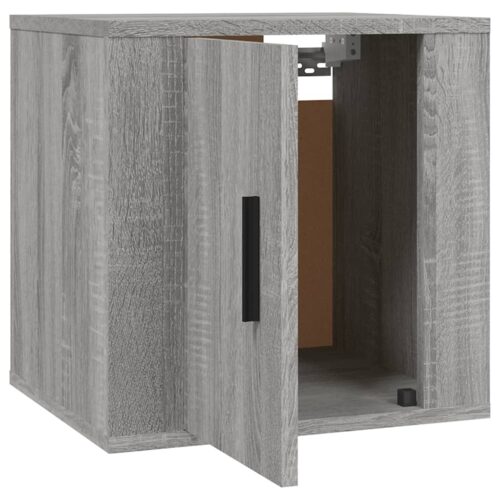 Wall Mounted TV Cabinet Grey Sonoma 40x34.5x40cm - Image 7