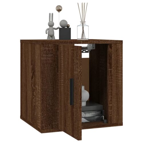 Wall Mounted TV Cabinet Brown Oak 40x34.5x40cm - Image 3